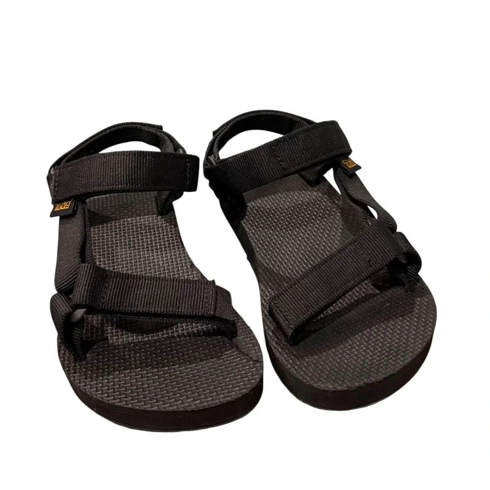 Teva Original Universal Black Sport Sandals Kids Size 12 Neutral Unisex Comfort